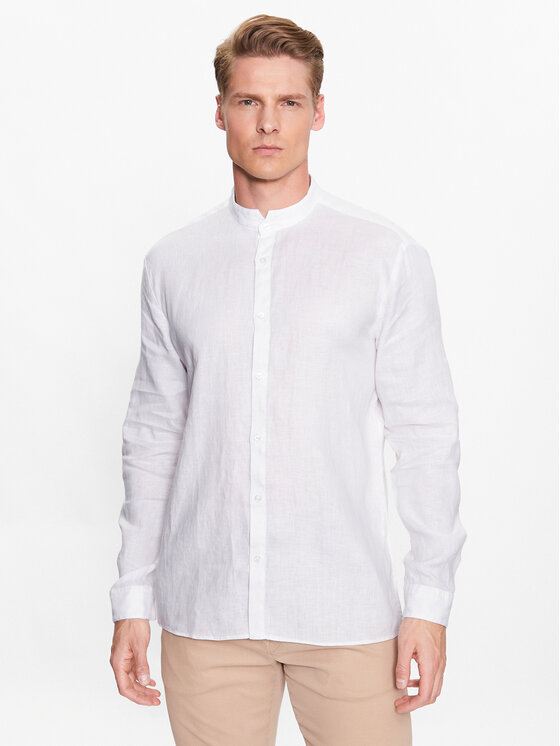 Hugo Camicia 50490740 Bianco Slim Fit, taglia : XXL