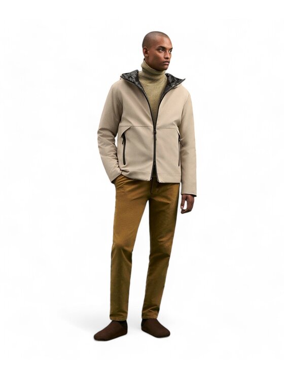 Peuterey Peuterey Cappotto q-dav-56783 Beige Regular Fit