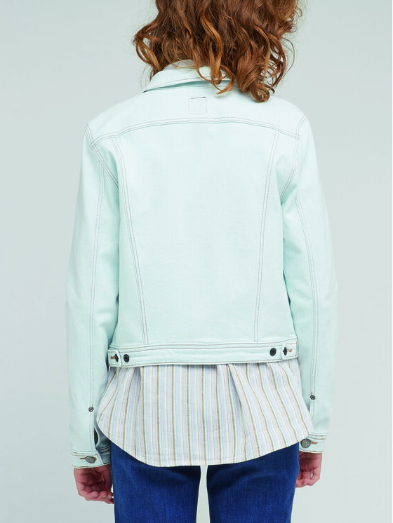 Lee Lee Jeansjacke Rider L54MGWB31 112330458 Himmelblau Regular Fit