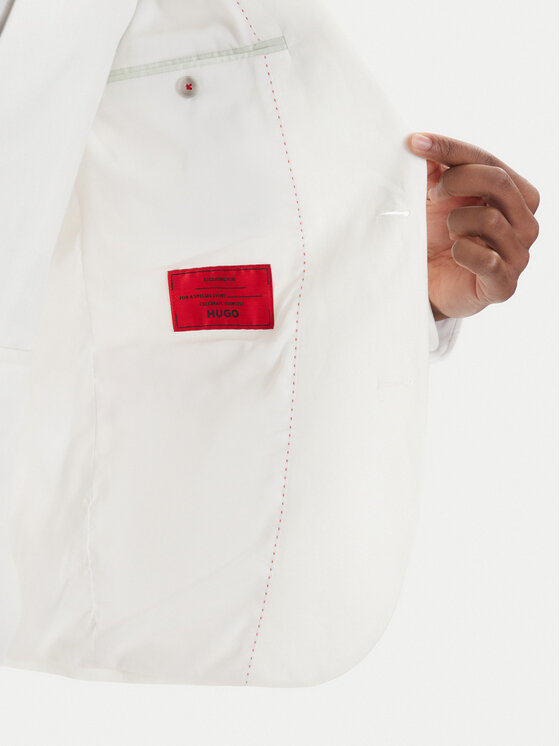 HUGO HUGO Kostiumas Henry 50559672 Kreminė Slim Fit