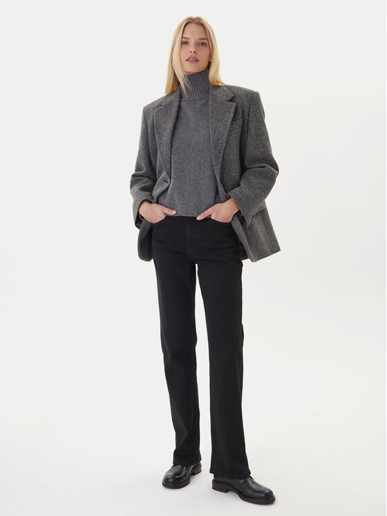 BOSS BOSS Džinsai C_Ada 50551561 Juoda Straight Fit