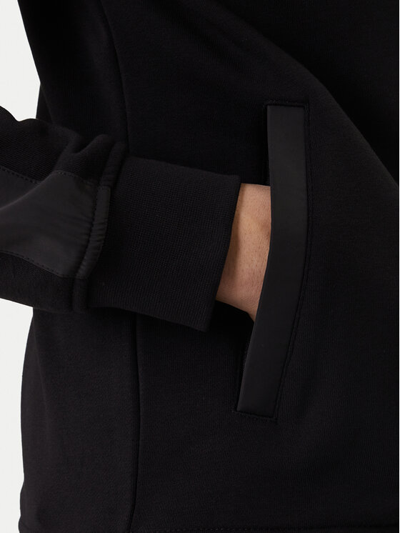 KARL LAGERFELD KARL LAGERFELD Džemperis ar kapuci 705005 562900 Melns Regular Fit