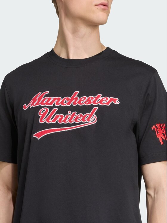 adidas adidas Koszulka techniczna Manchester United Czarny Regular Fit