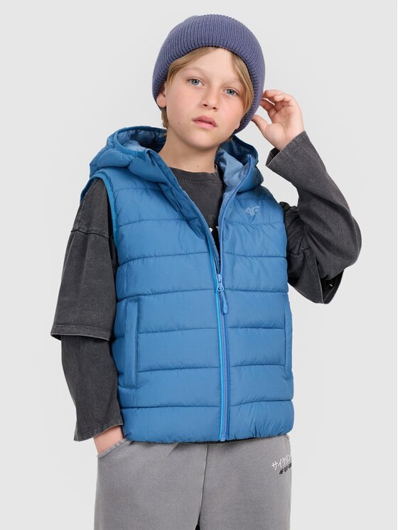 4F 4F Smanicato 4FJRAW25TVJAM324-32S Blu scuro Regular Fit