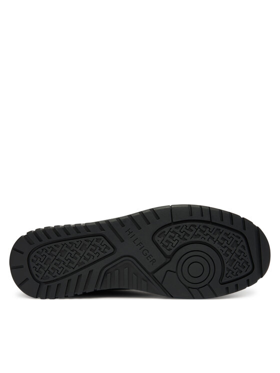 Tommy Hilfiger Tommy Hilfiger Sneakersy Th Basket Core Lite Lth FM0FM05713 Čierna