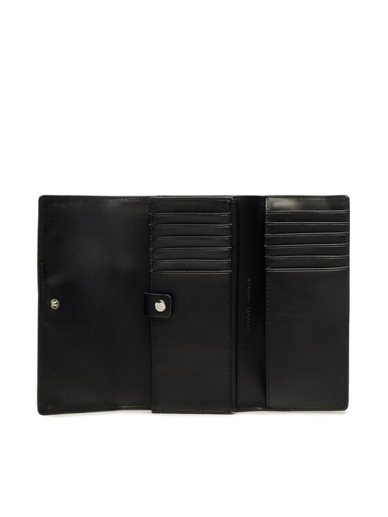 Tommy Hilfiger Große Damen Geldbörse Th Emblem Lrg Flap Wallet 