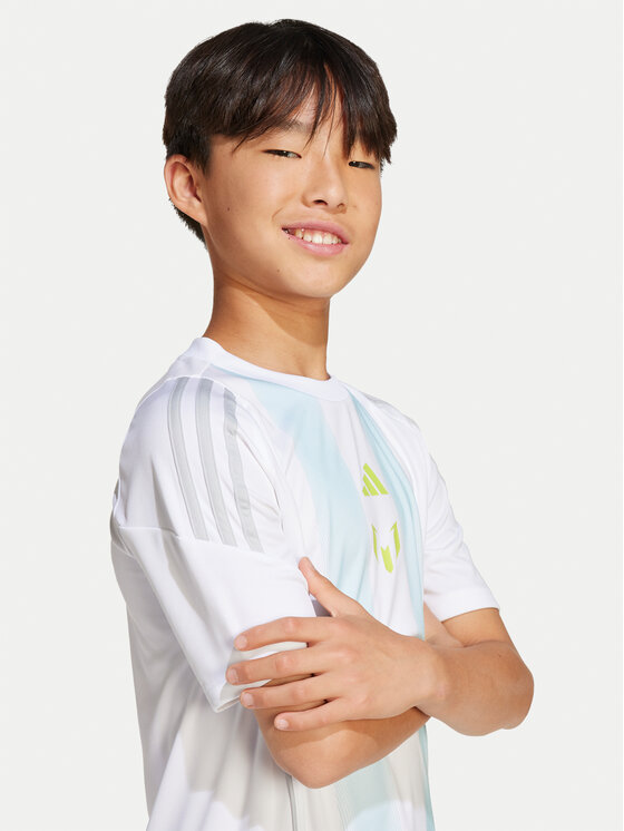 adidas adidas Póló Messi Training JI5460 Fehér Regular Fit