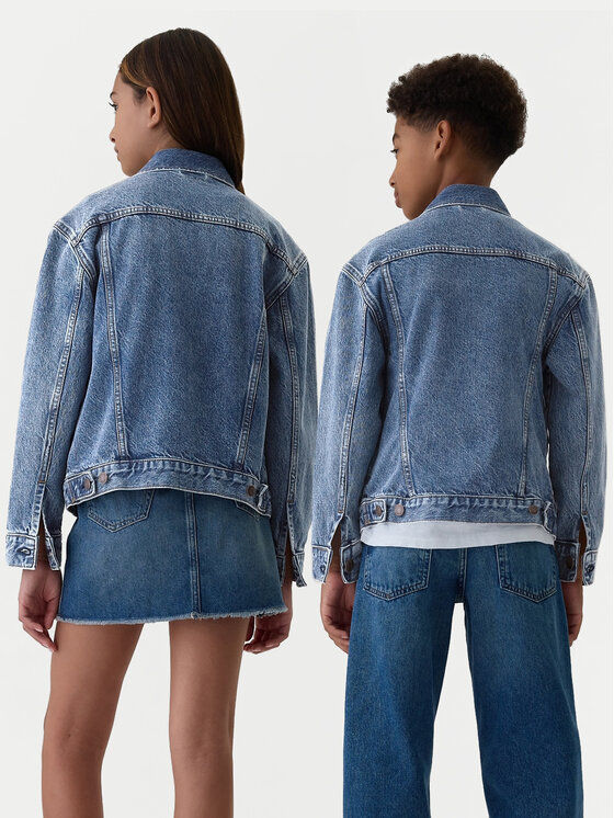 Gap Gap Kurtka jeansowa 523213-00 Niebieski Regular Fit
