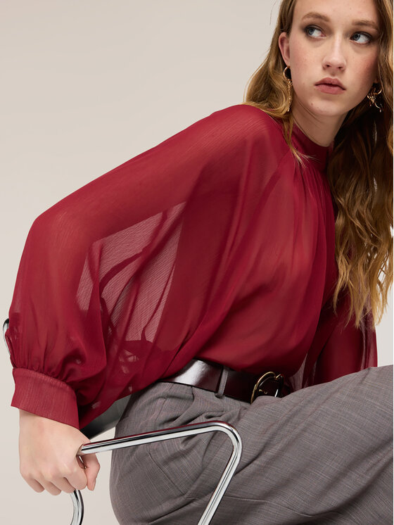 Motivi Motivi Blusa 2057W000827N036 Bordeaux Regular Fit