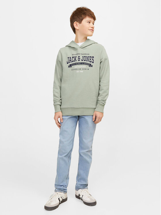 Jack&Jones Junior Jack&Jones Junior Jopa Logo 12257309 Siva Standard Fit