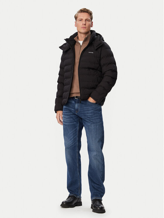 Calvin Klein Calvin Klein Зимно яке LV04LH501G Черен Regular Fit