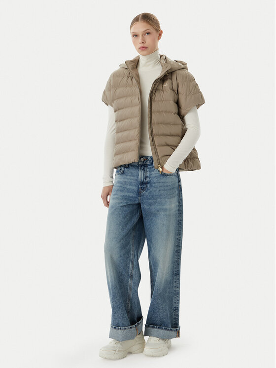 EA7 Emporio Armani EA7 Emporio Armani Bezrękawnik 7W000477 AF12476 U6167 Beżowy Regular Fit