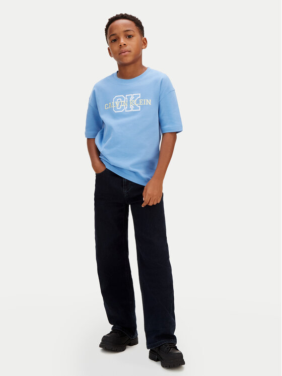 Calvin Klein Jeans Calvin Klein Jeans Tričko LVCKSJA11B Modrá Regular Fit