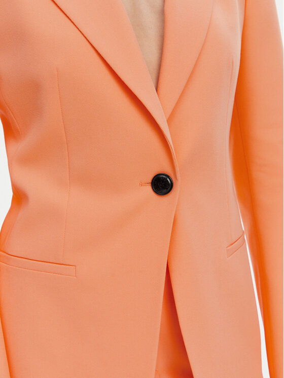 HUGO HUGO Giacca da abito Azenea 50537182 Arancione Regular Fit