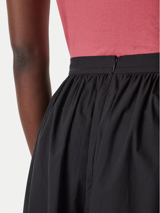 BOSS BOSS Maksi sijonas C_Vidol 50559088 Juoda Regular Fit