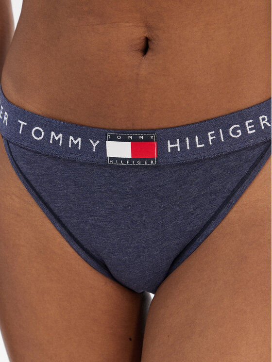 Tommy Hilfiger Tommy Hilfiger Kalhotky string UW0UW06095 Tmavomodrá