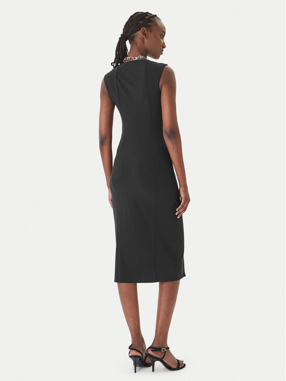 Patrizia Pepe Patrizia Pepe Koktejlové šaty 2A3010/JZ26-K103 Černá Regular Fit