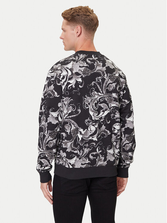 Versace Jeans Couture Versace Jeans Couture Суитшърт 79GAI3R0 FS201 Черен Regular Fit