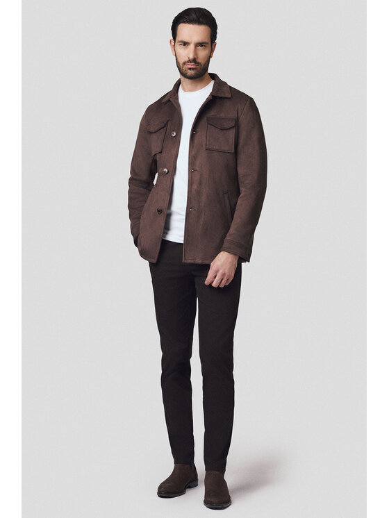 Lancerto Lancerto Chinosy Mikkeli SP082125000009 Brązowy Regular Fit