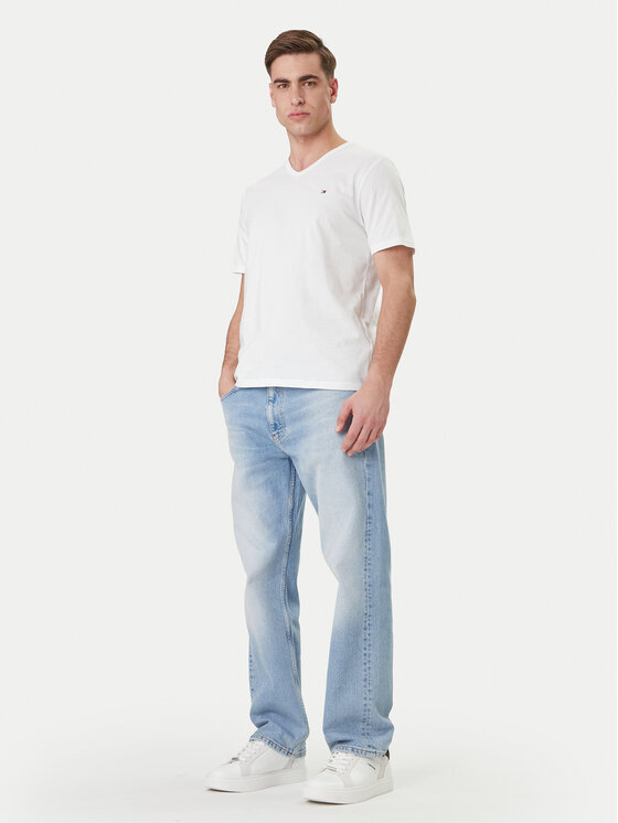 Tommy Hilfiger Tommy Hilfiger Komplet t-shirtów UM0UM03865 Biały Regular Fit