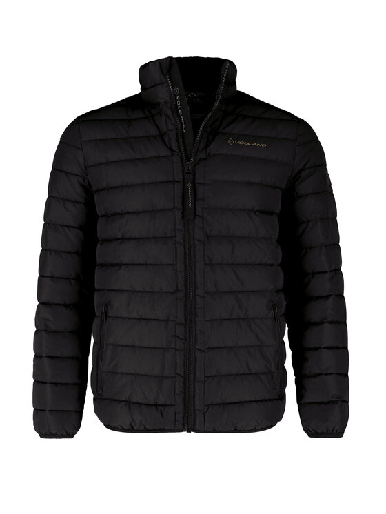 Volcano Volcano Kurtka puchowa J-BENZ Czarny Regular Fit