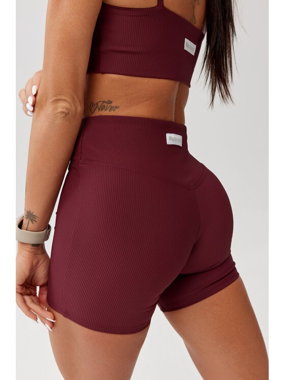 ROUGH RADICAL ROUGH RADICAL Pantaloncini sportivi AVEN SHORTS Bordeaux Slim Fit