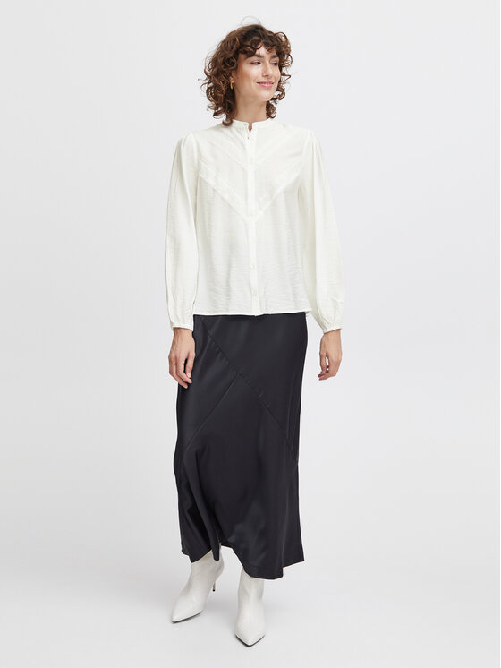 b.young b.young Marškiniai 20813808 Balta Regular Fit