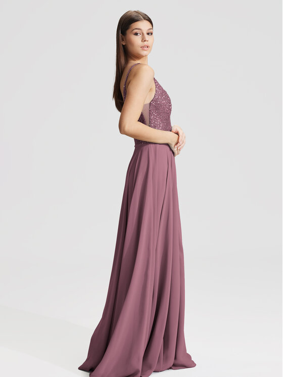 Hey Kyla Hey Kyla Õhtune kleit 5AC105HK Lilla Regular Fit