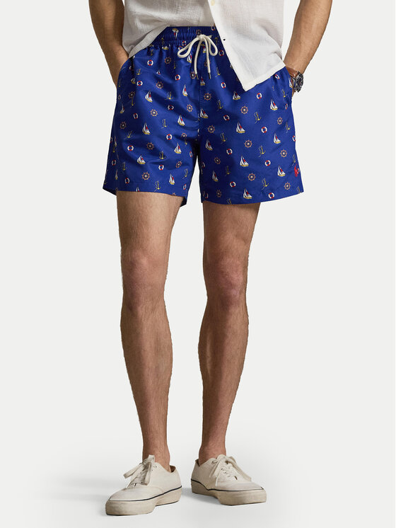 Polo Ralph Lauren Polo Ralph Lauren Plavecké šortky 710B14030001 Tmavomodrá Classic Fit
