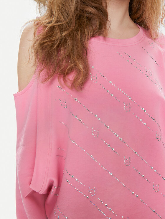 Liu Jo Sport Liu Jo Sport Felpa TA4170 FS090 Rosa Regular Fit