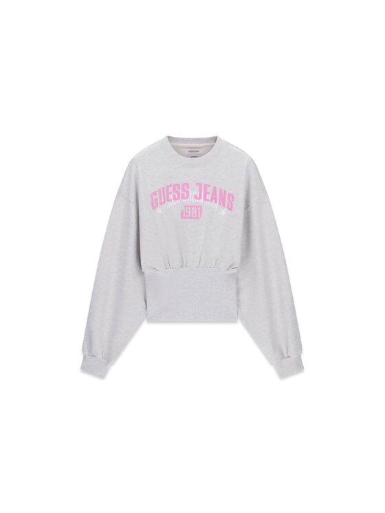 Guess Guess Bluza 183275 Szary Classic Fit