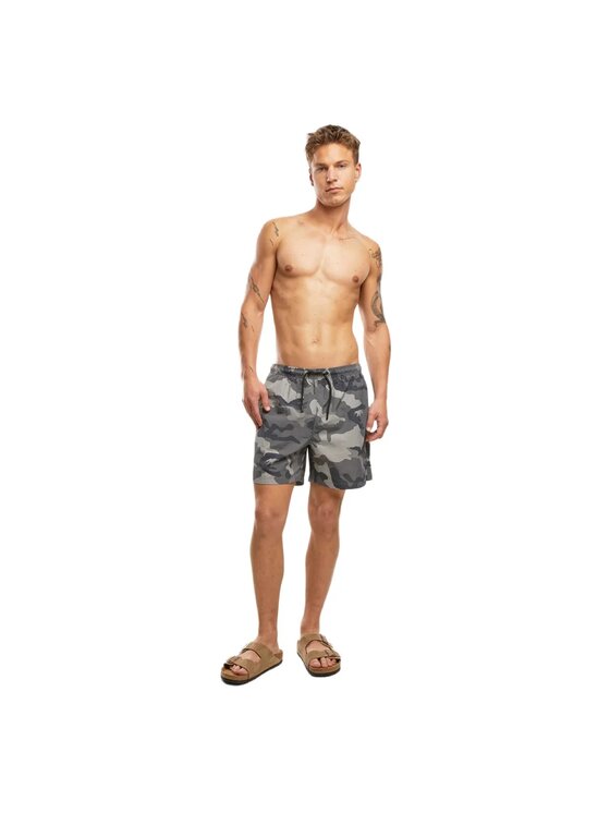 Brandit Brandit Szorty materiałowe 2030.1222.3XL Szary Regular Fit