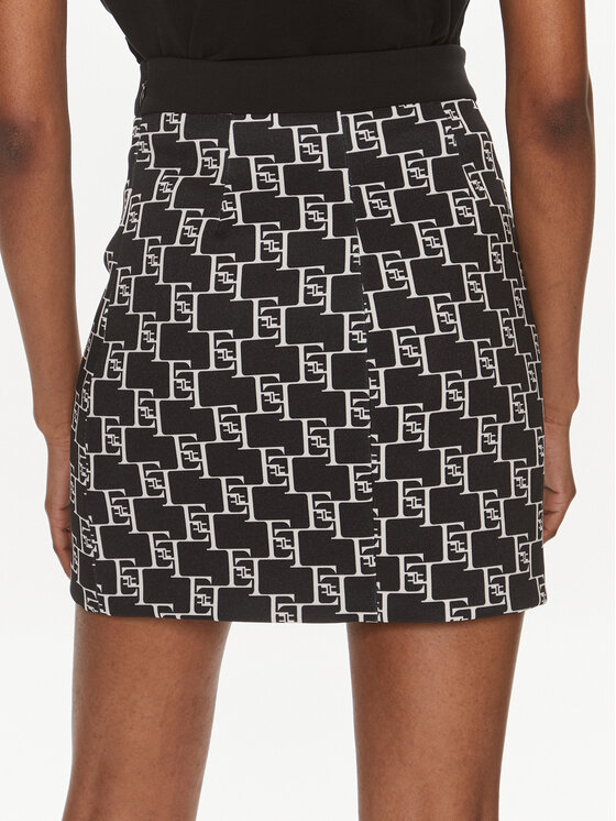 Elisabetta Franchi Elisabetta Franchi Fustă mini GO-S03-41E2-V250 Negru Regular Fit