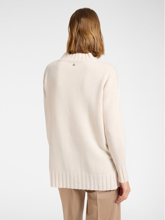 Elena Mirò Elena Mirò Maglione M474Z000607N002 Bianco Regular Fit