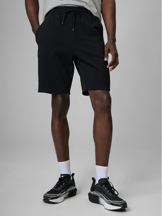 4F 4F Pantaloncini sportivi 4FRSS26TSHOM0970-20S Nero Regular Fit