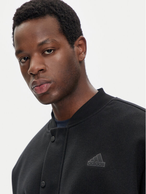 adidas adidas Kurtka bomber Brand Love IW3550 Czarny Loose Fit
