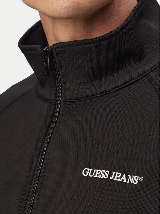 Guess Jeans Guess Jeans Μπλούζα M6GQZ2 KB212 Μαύρο Regular Fit
