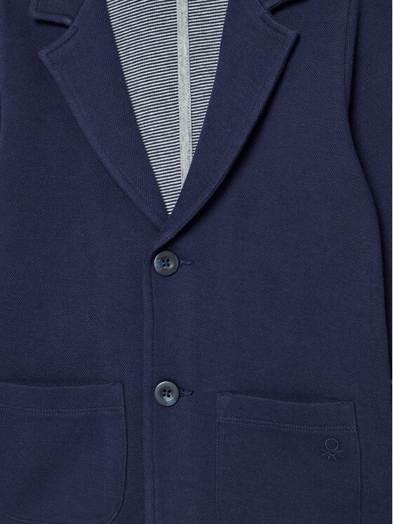 United Colors Of Benetton United Colors Of Benetton Giacca da abito 3F1YG600E Blu scuro Regular Fit