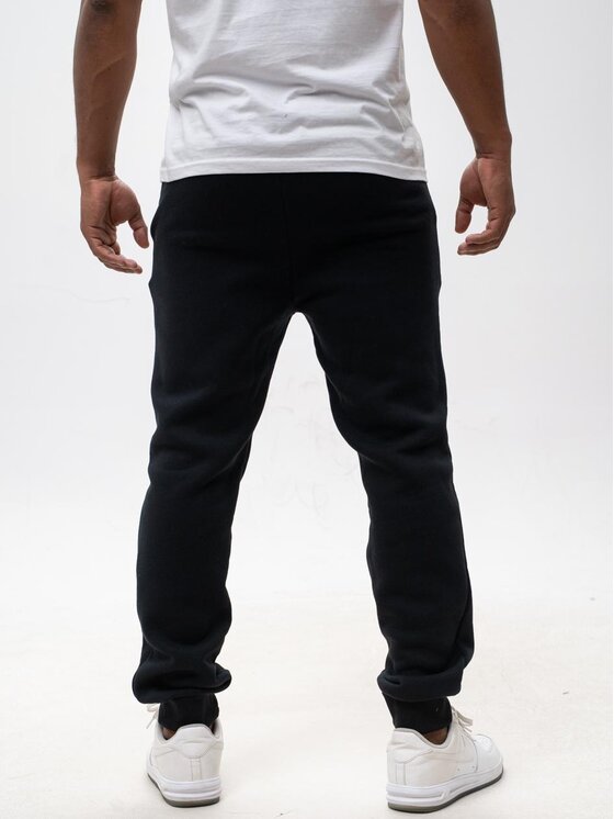 Jigga Wear Jigga Wear Spodnie dresowe Dresy Męskie Czarne Jigga Trap Logo XL Czarny Regular Fit