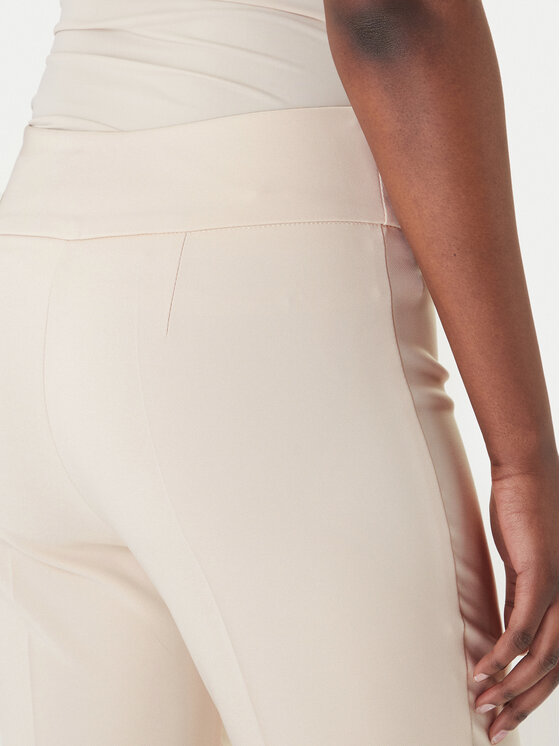 Rinascimento Rinascimento Текстилни панталони CFC0127876003 Бежов Slim Fit