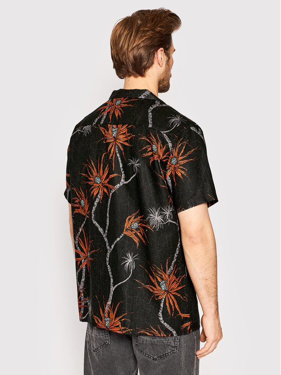 Rip Curl Rip Curl Marškiniai Rock Solid CSHHA9 Juoda Regular Fit