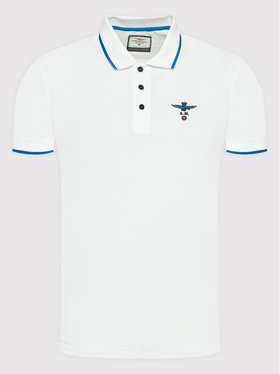 Aeronautica Militare Aeronautica Militare Polo 221PO1604P82 Bianco Regular Fit