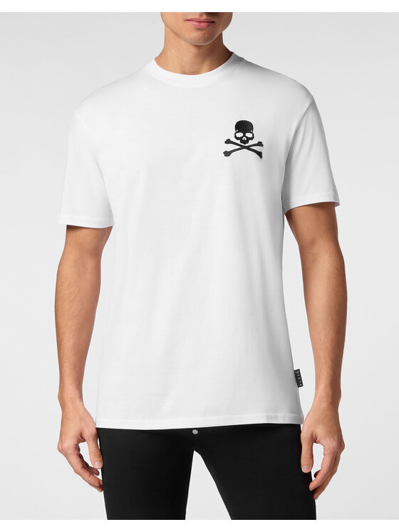 PHILIPP PLEIN PHILIPP PLEIN Tričko 19479 Biela Regular Fit