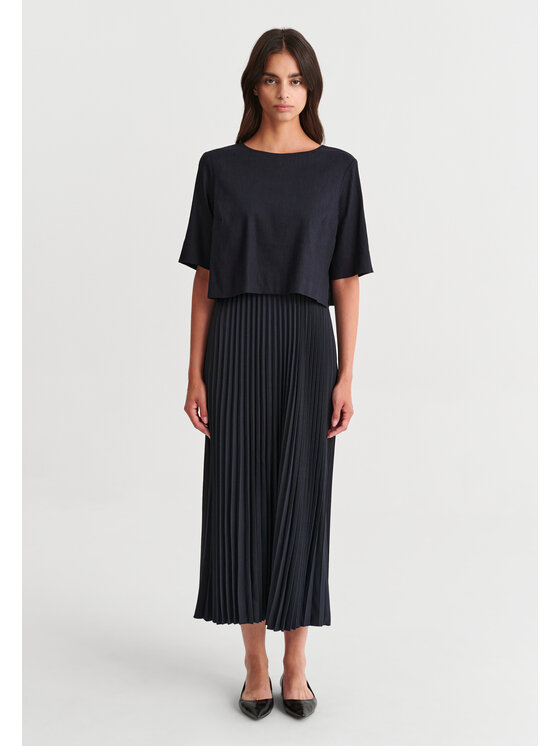 TATUUM TATUUM Sukienka codzienna FENORA Granatowy Flare Fit