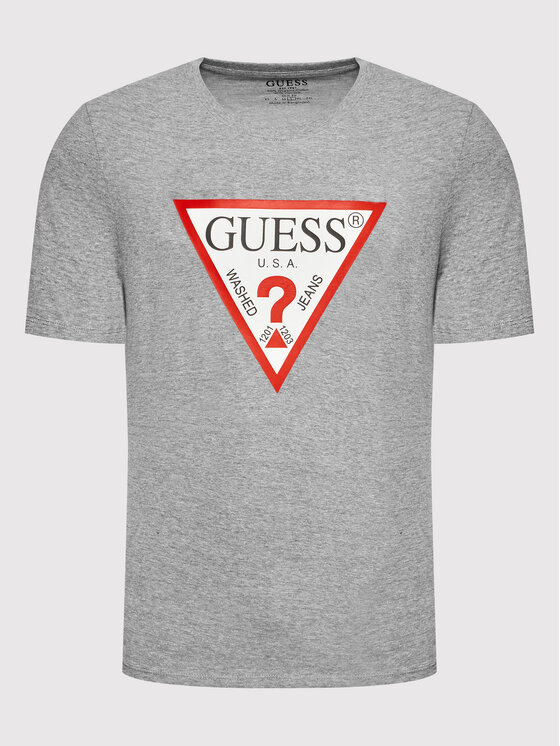 Guess Guess T-Shirt M2YI71 I3Z11 Grau Slim Fit