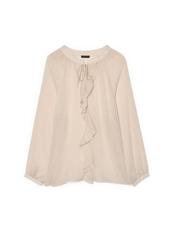 Fiorella Rubino Fiorella Rubino Bluzka 2024L000684N011 Biały Over Fit