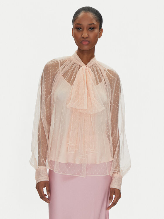 TWINSET TWINSET Bluză 251TP2514 Roz Loose Fit