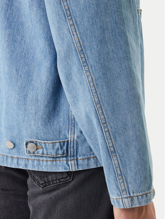 Jack & Jones Jack & Jones Τζιν πουκάμισο Cambridge 12293585 Μπλε Oversize