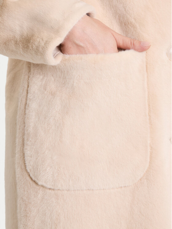 Rinascimento Rinascimento Преходно палто CFC0122205003 Бял Regular Fit