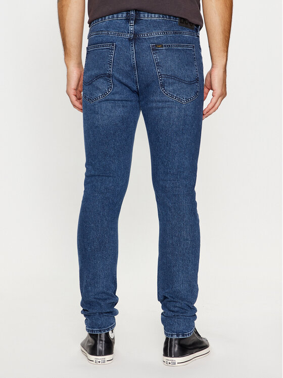 Lee Lee Jeans hlače 112342252 Mornarsko modra Slim Fit